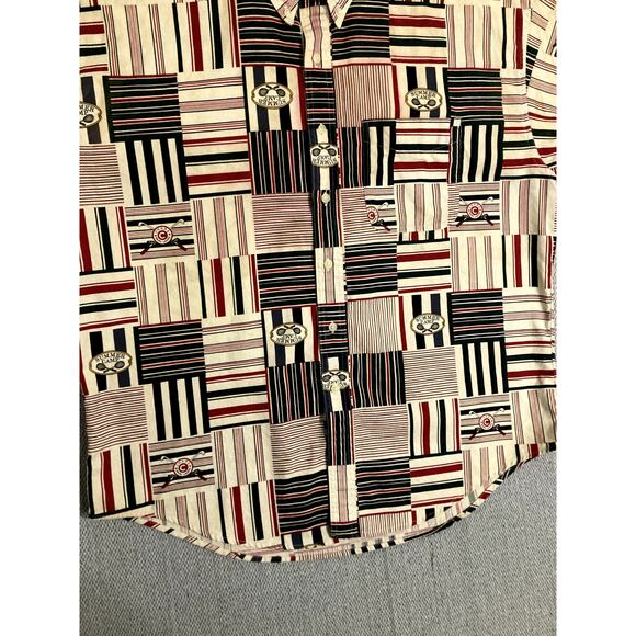 Ralph Lauren Chaps Vintage Shirt Mens XL* All Around Print Summer Camp Golf Club - Picture 5 of 11